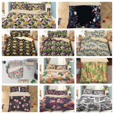 3D Floral Leaves Pattern Colorful Quilt Cover Duvet Cover Comforter set
