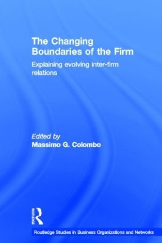 The Changing Boundaries of the Firm - 9780415154703