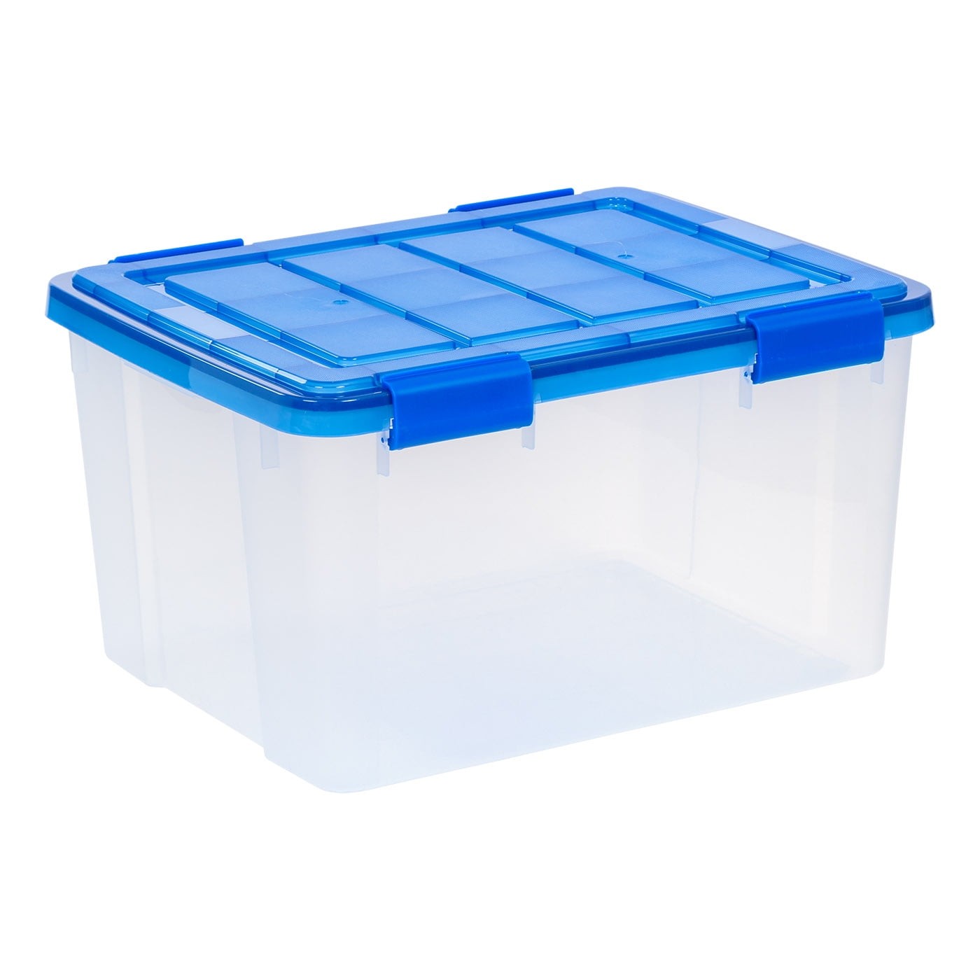 IRIS 44 Qt Clear Airtight Storage Bin with Sealed Lid