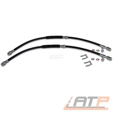 2x BREMSSCHLAUCH + HALTEFEDER VORNE FÜR AUDI A3 SEAT LEON SKODA OCTAVIA VW GOLF 