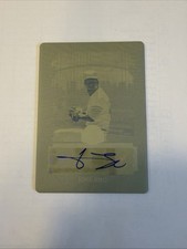 2025 LEAF BRONX LEGACY JOSE RIJO Penstripes PRINTING PLATE AUTO 1/1