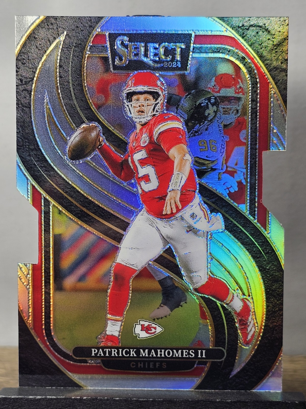 2024 Panini Select PATRICK MAHOMES Silver Prizm Die Cut Refractor KC CHIEFS!!!