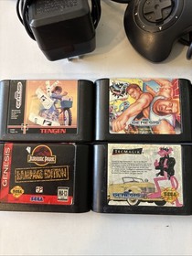 Sega Genesis 2 Console Bundle W/ 2 Controllers 10 Games Nice Set! Cords Tested