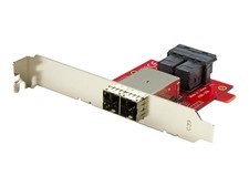 StarTech Mini-SAS Adapter Dual SFF-8643 to SFF-8644 with Full SFF86448PLT2