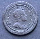 1724 George I Copper Farthing Georgian Coin Lot J52
