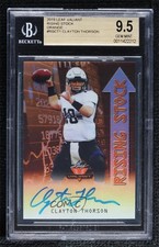 2019 Leaf Valiant Rising Stock Orange 16/50 Clayton Thorson BGS 9.5 Auto 0a2