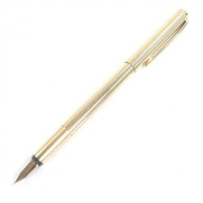 Excellent MONTBLANC Vintage Noblesse Fountain Pen, 14K EF , Striped Pattern,