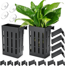 Upgraded Large Aquarium Plant Holder with Hooks and Suction Cups for Fish Tank A