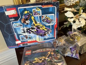 Lego Space Police Smash And Grab 5982 Squid Tron 188 Pieces 2010 Used