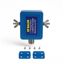 1:1 Mini Voltage Balun Antenna, 500W HF Band (1-50MHz) Ham Radio Balun for Di...