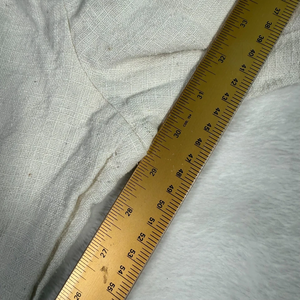 Vintage Calvin Klein Classifications Silk Pants Women’s 8 Ivory Pleated - Image 3 of 4