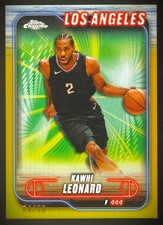 2024-25 Topps Chrome Sapphire Gold Kawhi Leonard #120 SP /50 H009