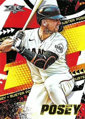 2022 Topps Fire Buster Posey San Francisco Giants #170