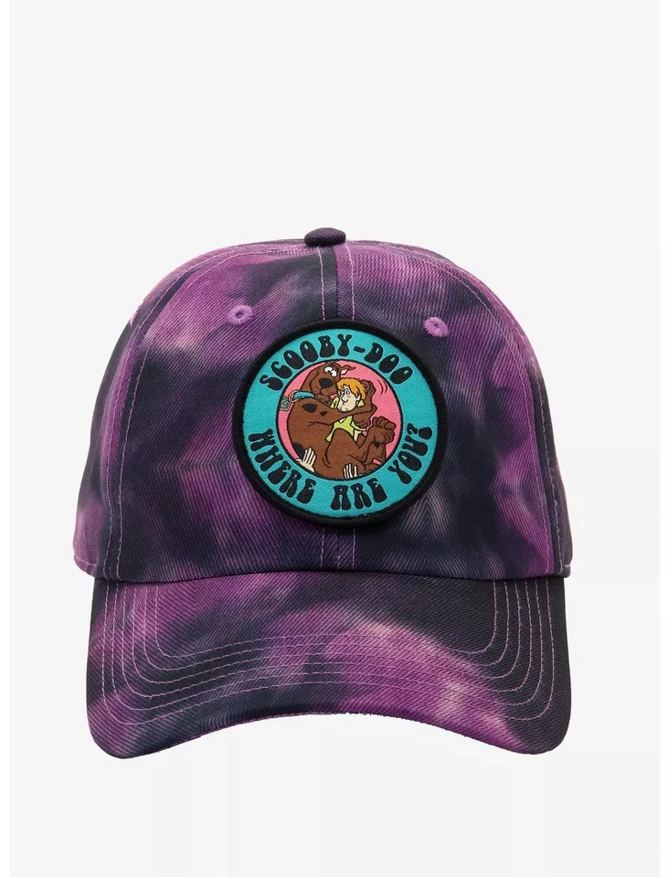 Gorra Scooby-Doo púrpura tie-dye papá ajustable con licencia Foto 2 de 2