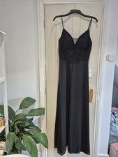 Black formal evening dress brand new size M