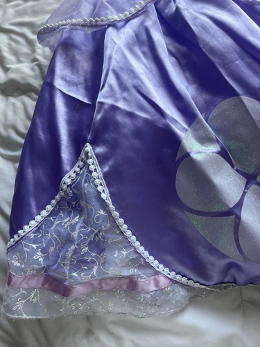Disney Sofia The First Purple Princess Dress S/M - Picture 2 of 9