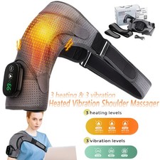 Electric Heated Shoulder 3 Modes Massager Brace with Vibration Joint Pain Relief