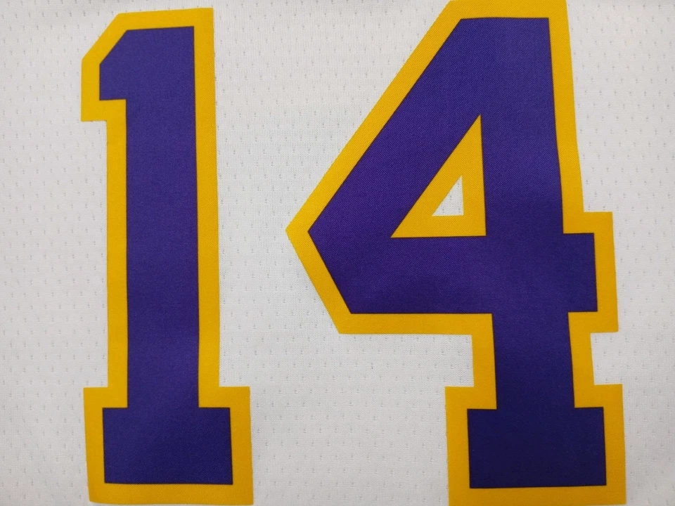 Camiseta deportiva Nike Brandon Ingram #14 Los Angeles Lakers blanca NBA Swingman para hombre 48 L Foto 2 de 4