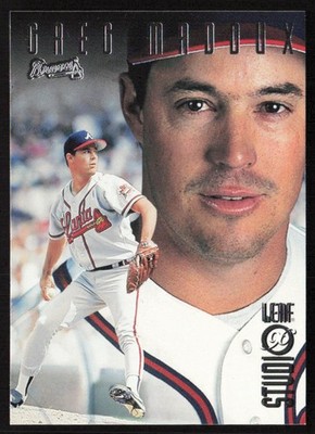 1996 Studio Greg Maddux #18 Atlanta Braves