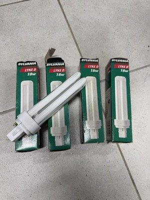 4st Sylvania compact fluorescent 18W cool white, colour 840, LYNX-DE Unbenutzte