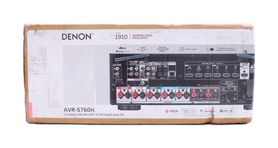 Denon AVR-S760H 7.2 Ch 75W 8K AV Receiver HEOS Dolby Atmos