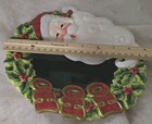 Vintage Fitz & Floyd Essentials "HO HO HO" Santa 9" Canape`/Serving Plate-2003 — photo 8