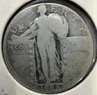 1928-D Standing Liberty Quarter 0.25 cent piece