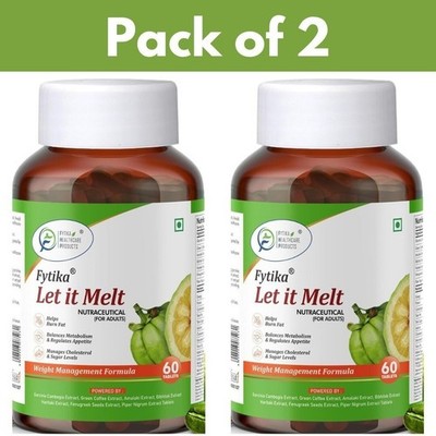 Fytika Healthcare Products Let it Melt Weight Management Tablets 60Tabs
