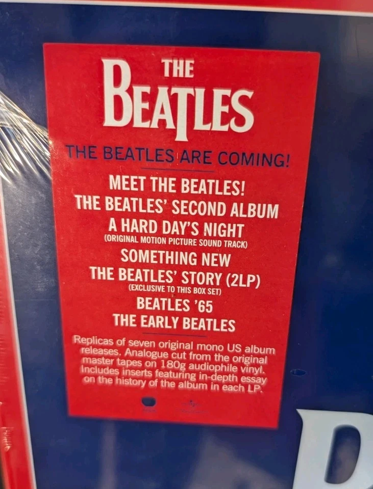 THE BEATLES 1964 US ALBUMS IN MONO  8-LP BOX SET SEALED 2024 Import  - Image 2 of 4