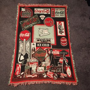 Vintage Coca Cola Blanket | eBay
