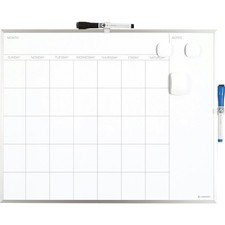 U Brands 16 In. x 20 In. Magnetic Calendar Dry-Erase Board 735U00-03 U Brands