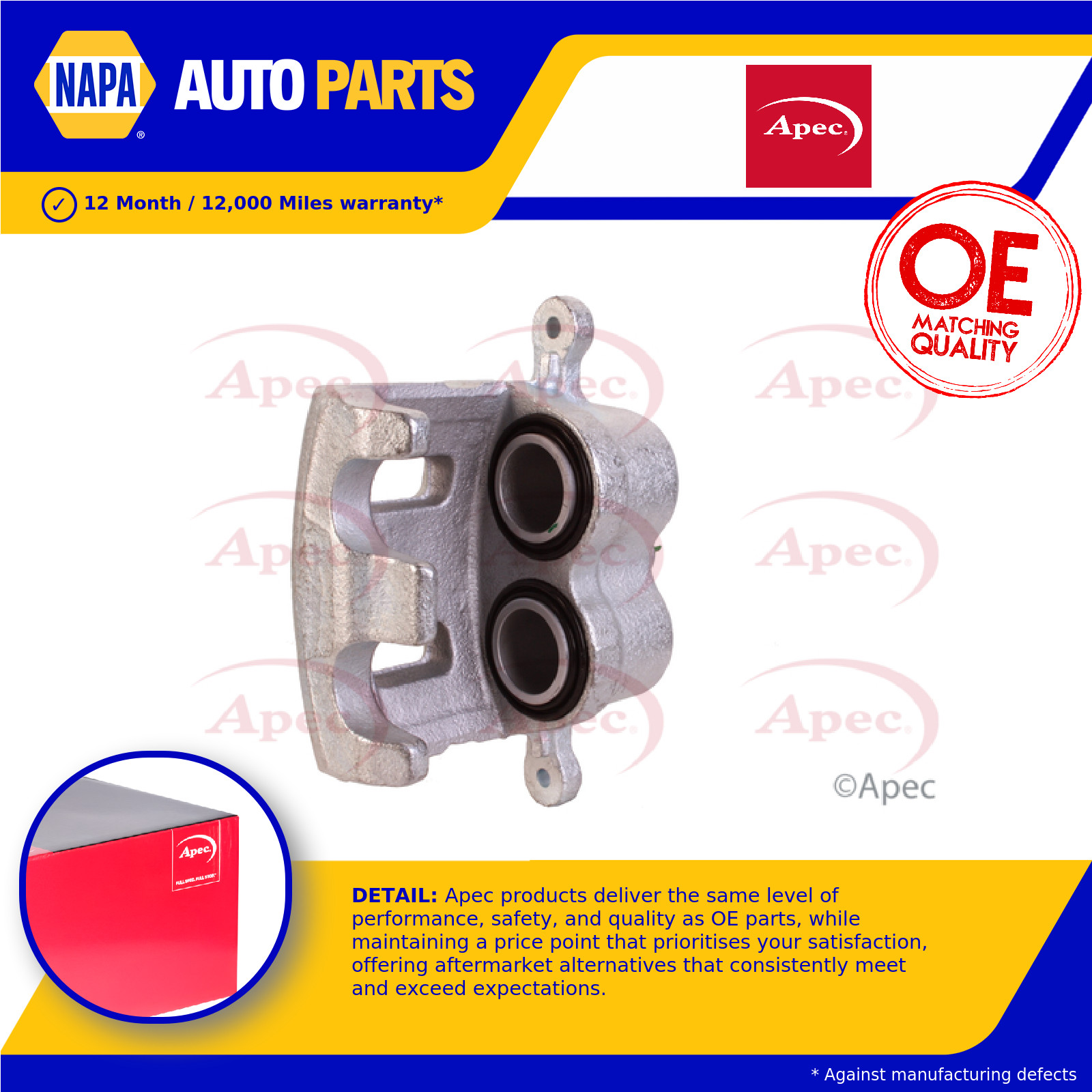 Brake Caliper LCA789 Apec 58110H1080 58180H1A30 Genuine Top Quality Guaranteed