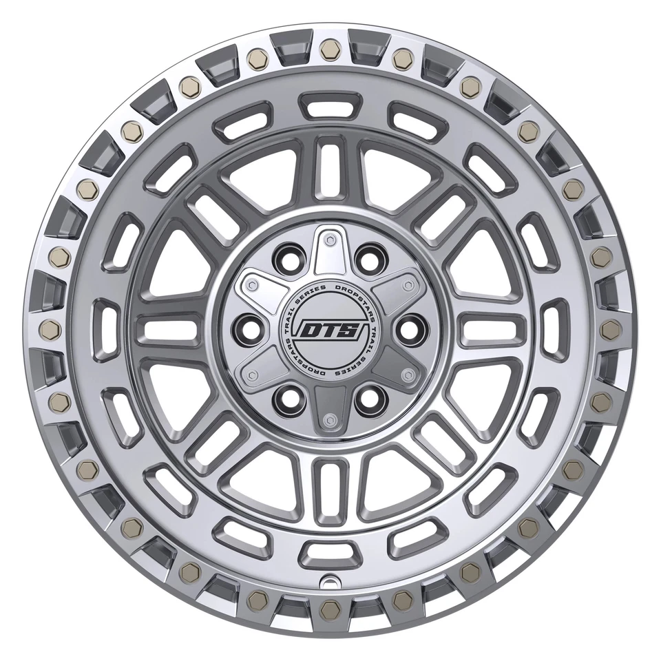 Dropstars 603MS Wheel 18x9 (18, 6x139.7, 106.2) Silver Single Rim Foto 2 de 3