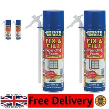 Versatile 2-Pack 500ml Polyurethane Expanding Foam - Ideal for Home Insulation