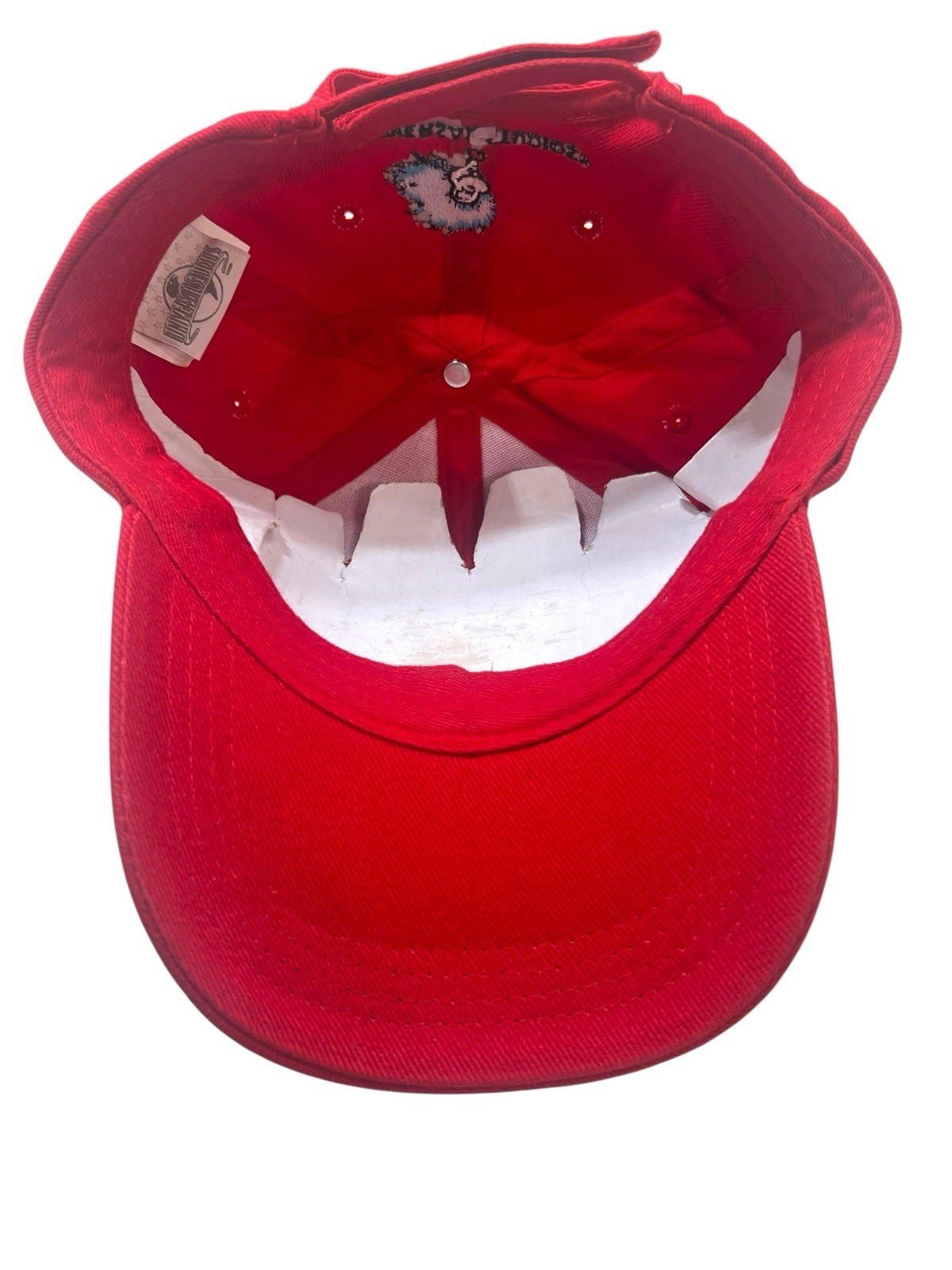 Thing 2 Adjustable Strapback Hat Red One Size Emb… - image 5