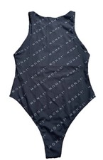 MONAT High Neck Black Bodysuit Women  s Sz Small New With Tags Summer
