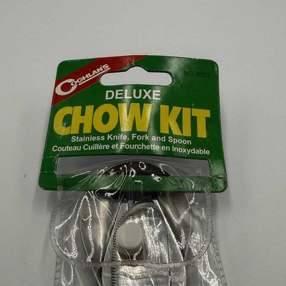 De colección Coghlan’s Deluxe Chow Kit 8322 Cuchillo Tenedor Cuchara Sellado Foto 2 de 4