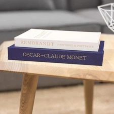 Decorative Books, Coffee Table Books Decor, Faux Decor Book Storage Box for Deco