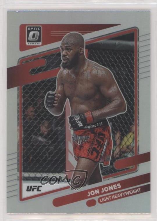2022 Panini Donruss Optic UFC Holo Prizm Jon Jones #65 1n4