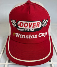 Vintage Nascar Winston Cup Dover 88 Mesh Snapback Hat Made In USA