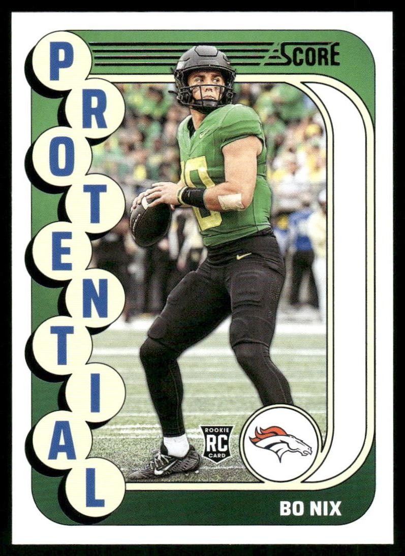 2024 Score Protential Bo Nix Denver Broncos #11