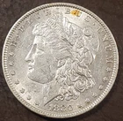 1880-O Morgan U.S. 90% Silver Dollar - AU