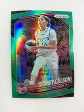 2025 Panini Prizm WNBA Sydney Colson 1 Green Prizm Indiana Fever