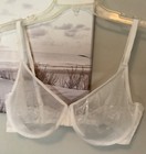 Gossard Glossies White Sheer Bra, Size 38 D, New Without Tags — photo 1