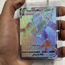 Toxtricity VMAX 196/192 Rainbow Secret Rare - 2020 Pokemon Rebel Clash NM/MT TCG