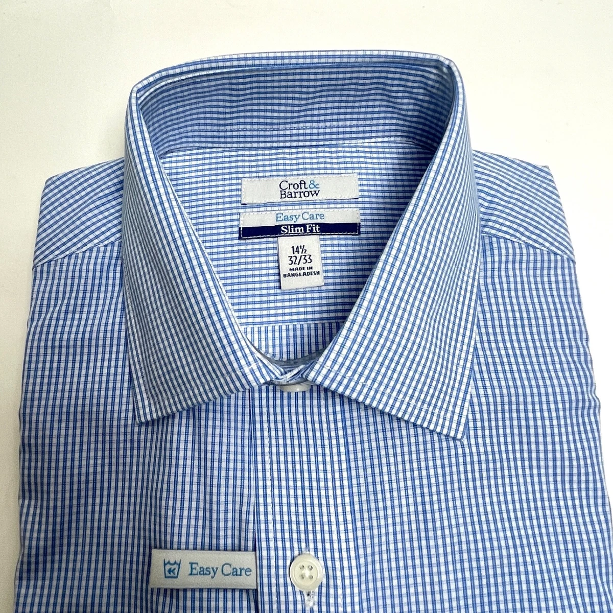 croft and barrow slim fit dress shirt Croft & Barrow Mens Dress Shirt Classic Fit Button-Down True Comfort Long Sleeve