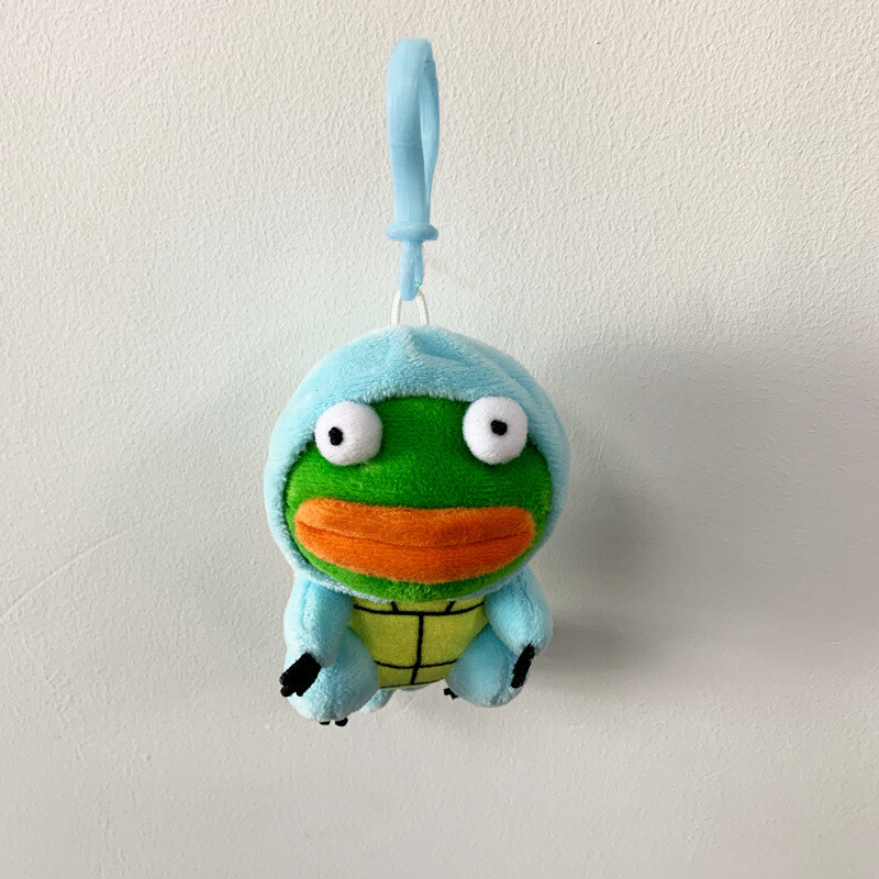 10Cm Pepe The Sad Frog Costume Plush Key Chain Ornament Doll Toy