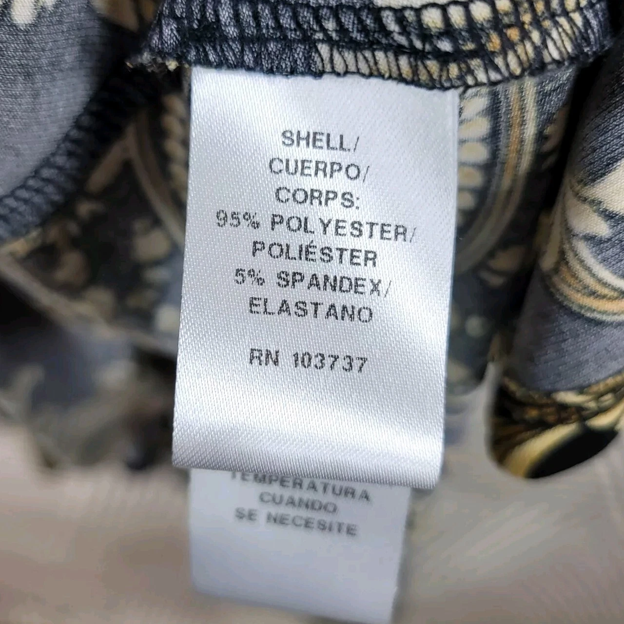 VETEMENTS Abito donna Morgan taglia 6 finto avvolgente elasticizzato sera evento royalcore nero oro