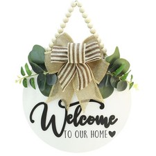 3D Welcome Sign for Front Door Home/Farmhouse Porch D cor Wooden Hanging S
