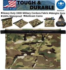 10x8" MULTICAM 330D Cordura Waterproof Tactical Storage Camping Hiking Gear bag